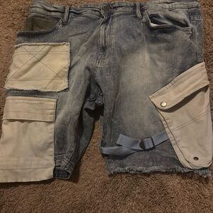 JORDAN CRAIG CAROLINA BLUE JEAN SHORTS MENS SIZE 40